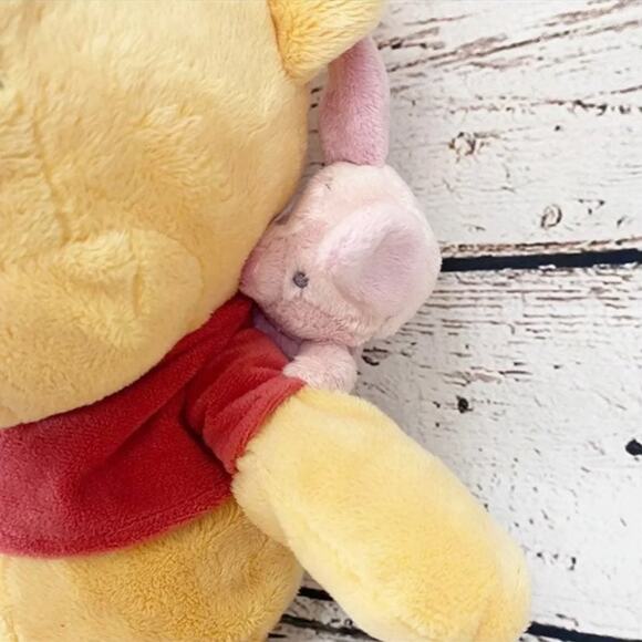 DISNEY Pooh and Piglet Plush On Shoulder Plush 14" - Picture 2 of 4